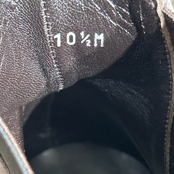 Gray Suede Men's Chelsea Boots - Monte Russo Made in Italy sz 10.5 M - Picture 8 of 14